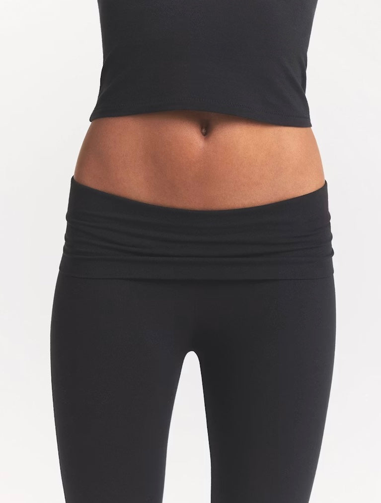 SKIMS TWO PIECE TUBE TOP AND FOLD-OVER  PANTS