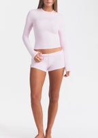 SKIMS TWO PIECE LONG SLEEVE SHIRT AND SHORT